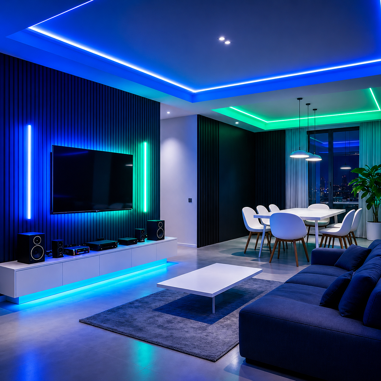 Living room: LED Accent Lights