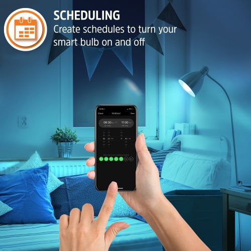 Smart LED White & Multi-Color LED Light Bulbs with Voice Control and Remote Access - Slide 8