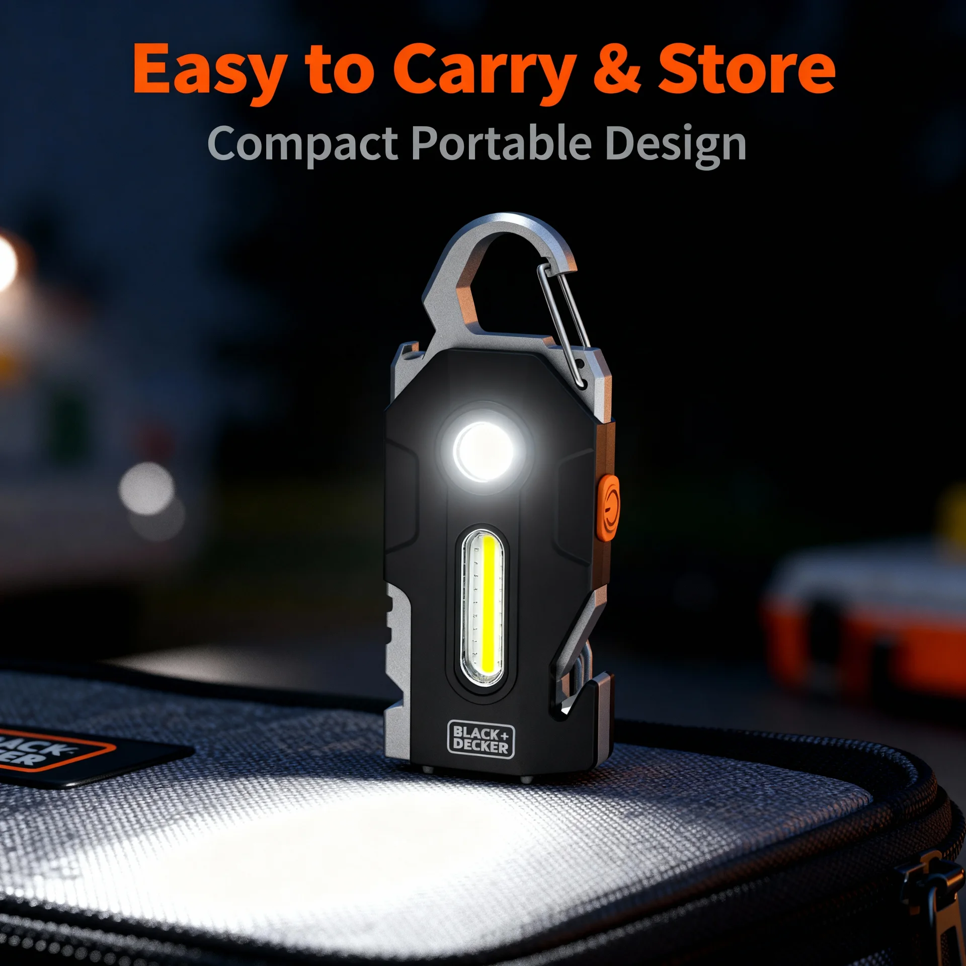 COB Mini Light & Emergency Automotive Multitool - Scene 5