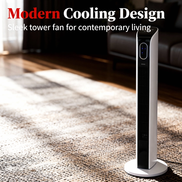 34" Oscillating Tower Fan - Scene 4