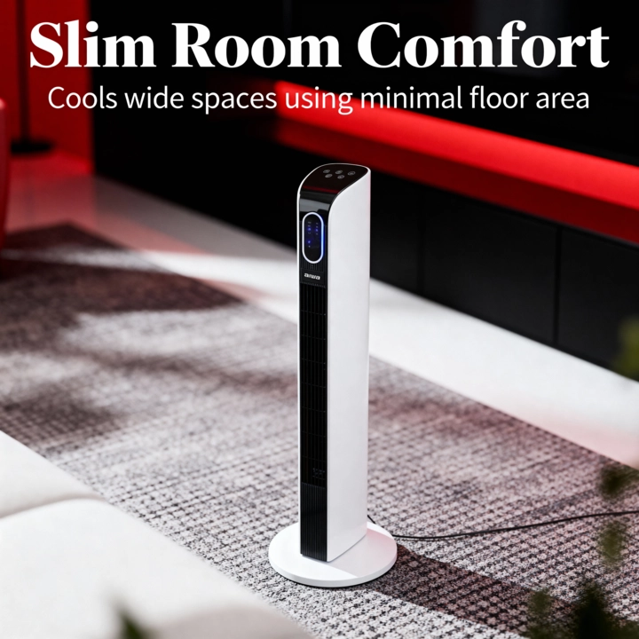 34" Oscillating Tower Fan - Scene 5