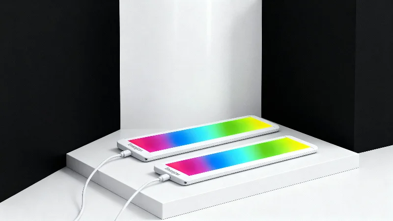 2 Pack Smart Under Cabinet Ultra-Thin Light Bars hero video
