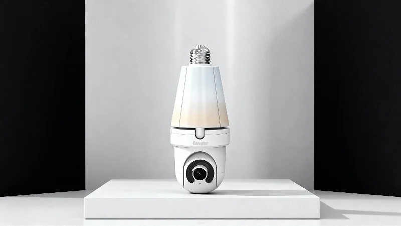 Smart 5GHz WIFI 2000 Lumens Floodlight Bulb Security Camera hero video