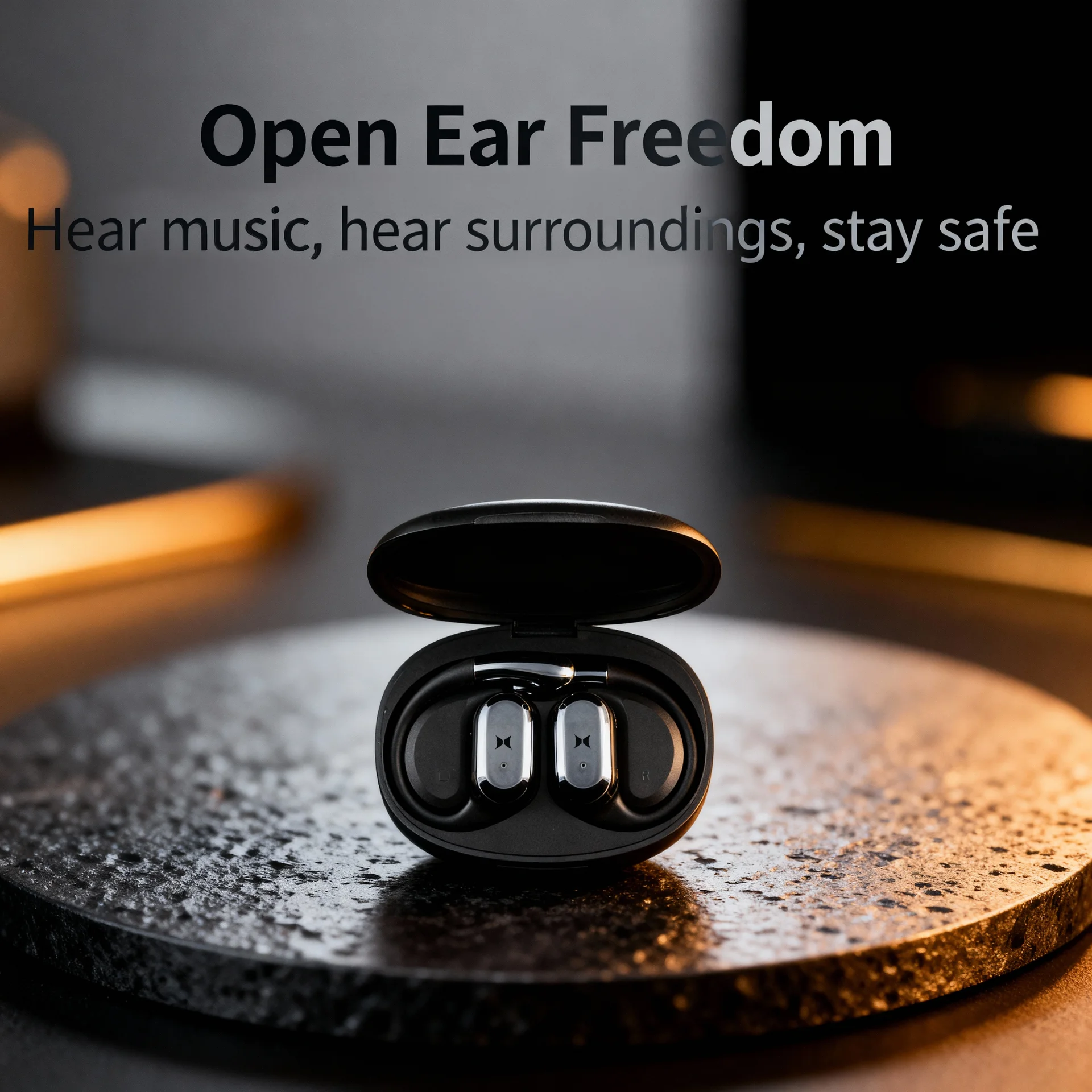 BLACK ONYX Open ear bud - Scene 7