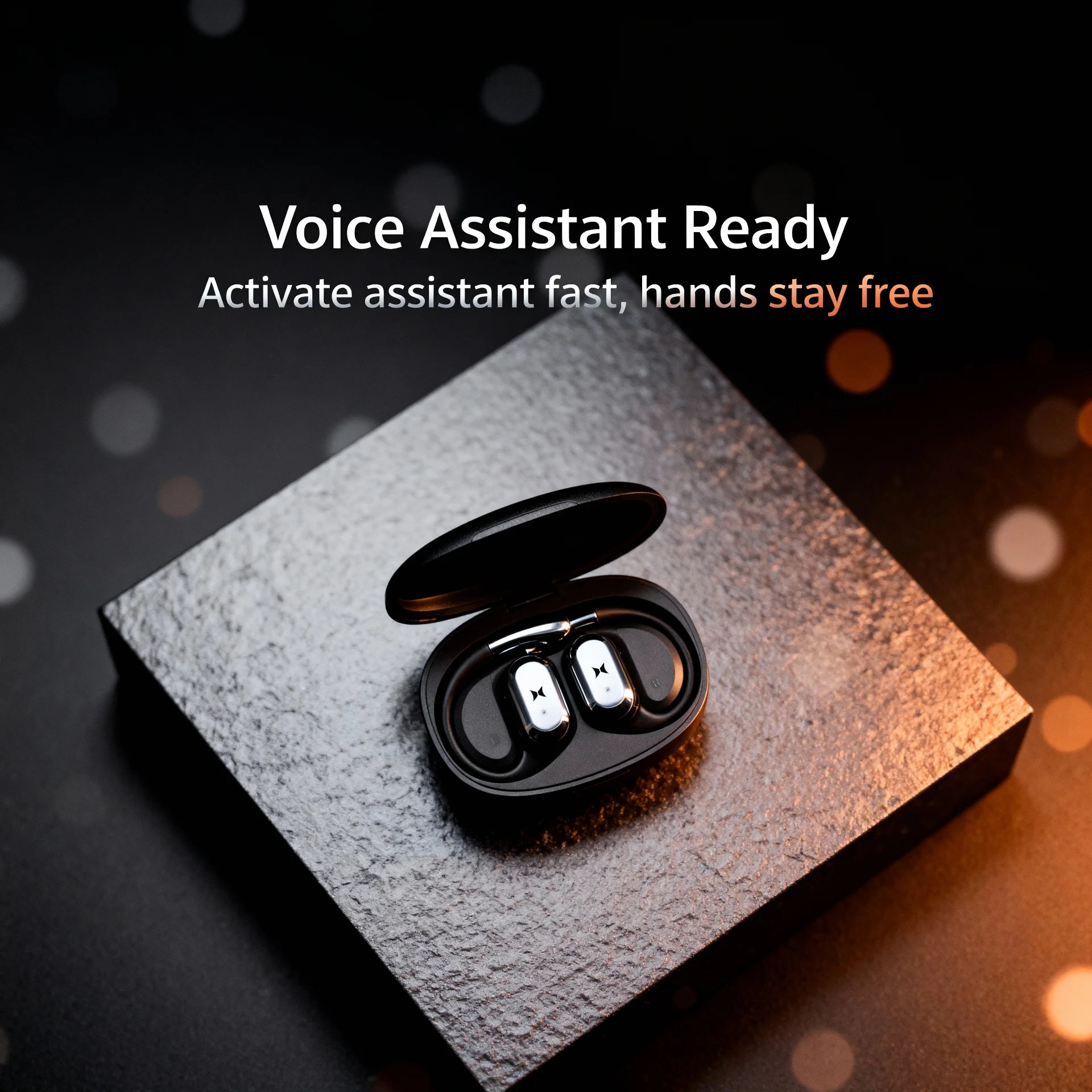 BLACK ONYX Open ear bud - Scene 8