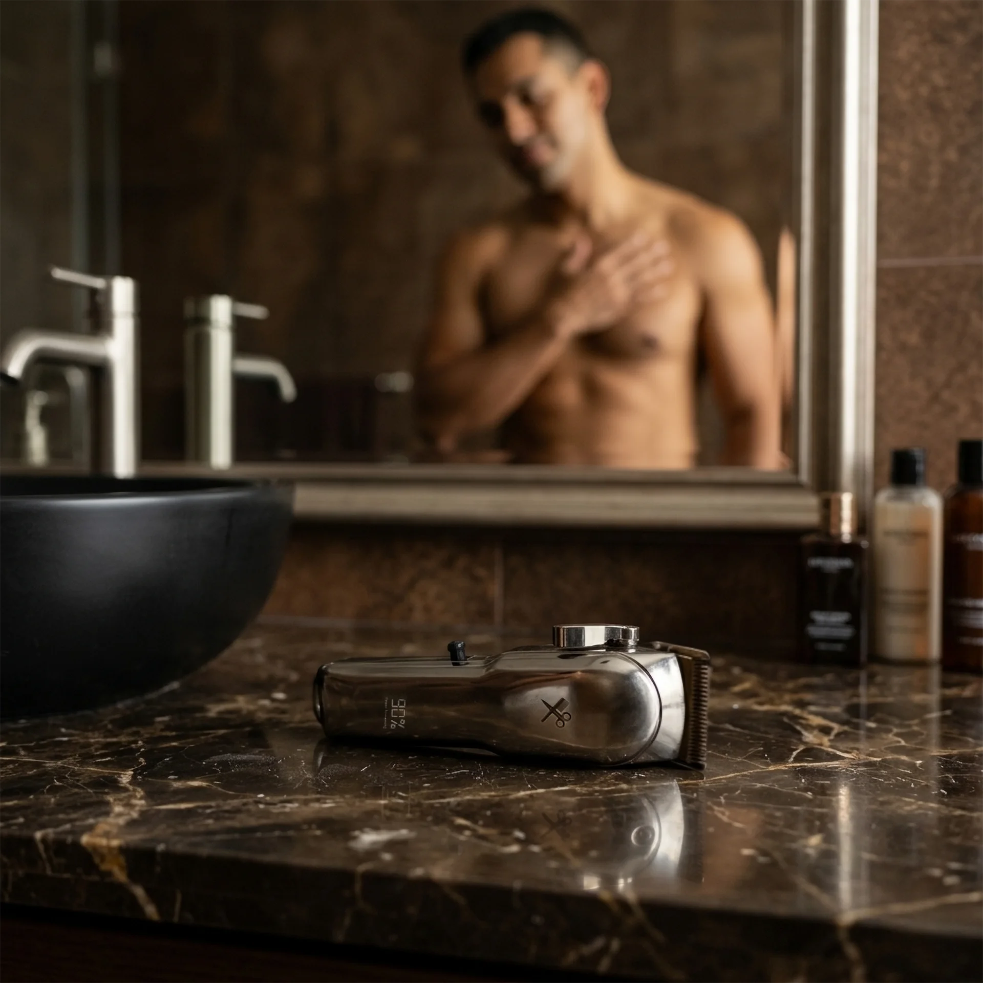Cordless Rechargeable Hair Clippers for Men & Women, Ceramic Blade, 6 Guide Combs hero video