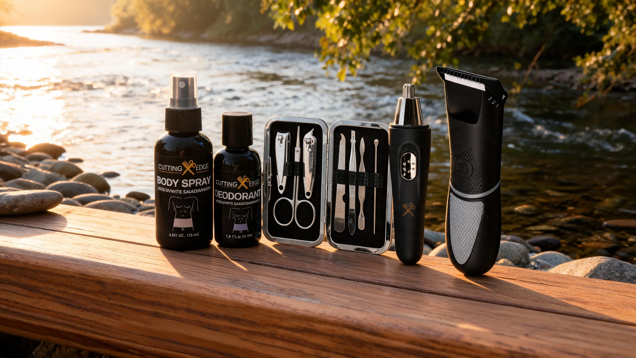 Cutting Edge Essential 15-Piece Grooming Suite: Total Body Precision from Head to Toe