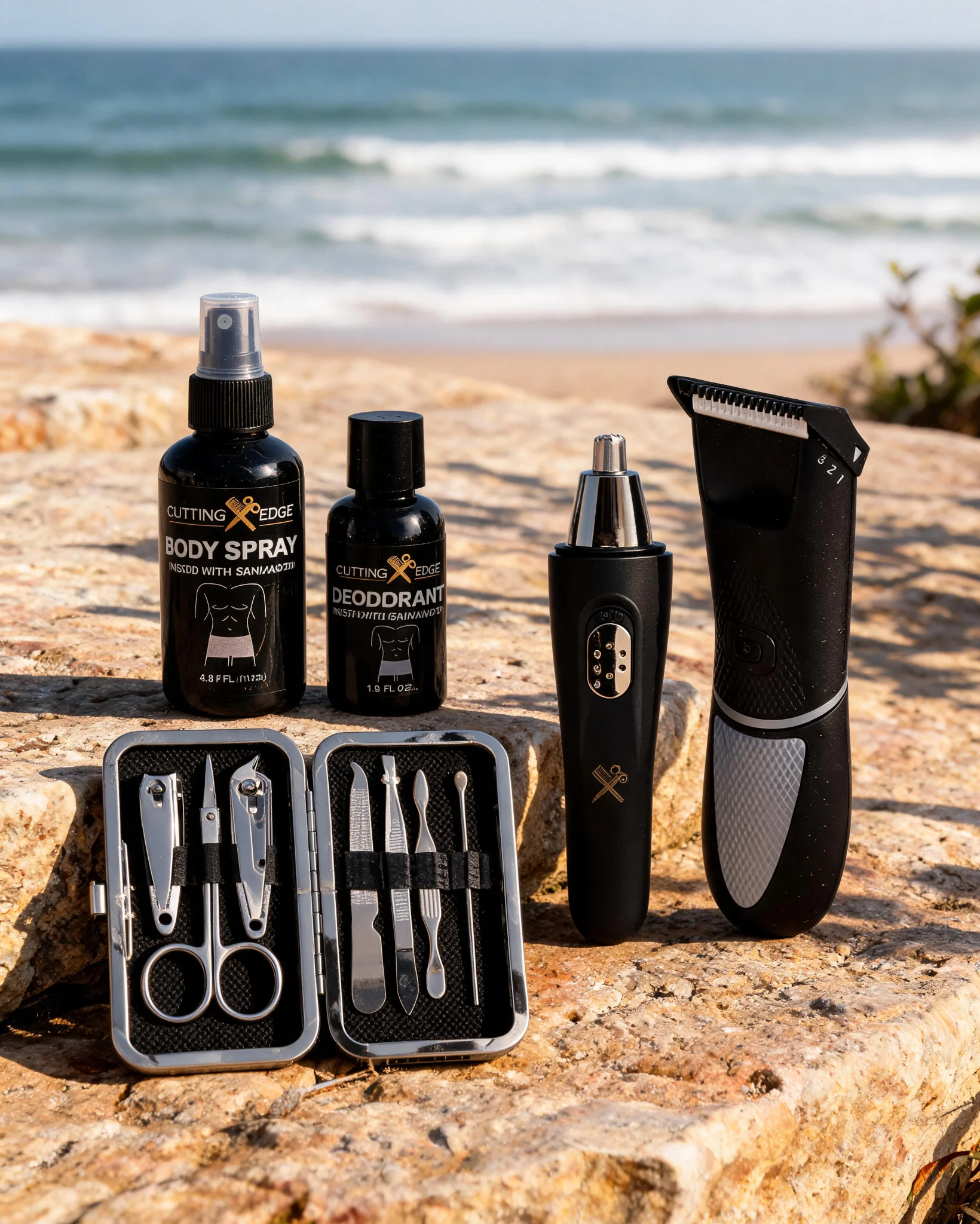 Essential 15-Piece Grooming Suite: Total Body Precision from Head to Toe - Scene 4