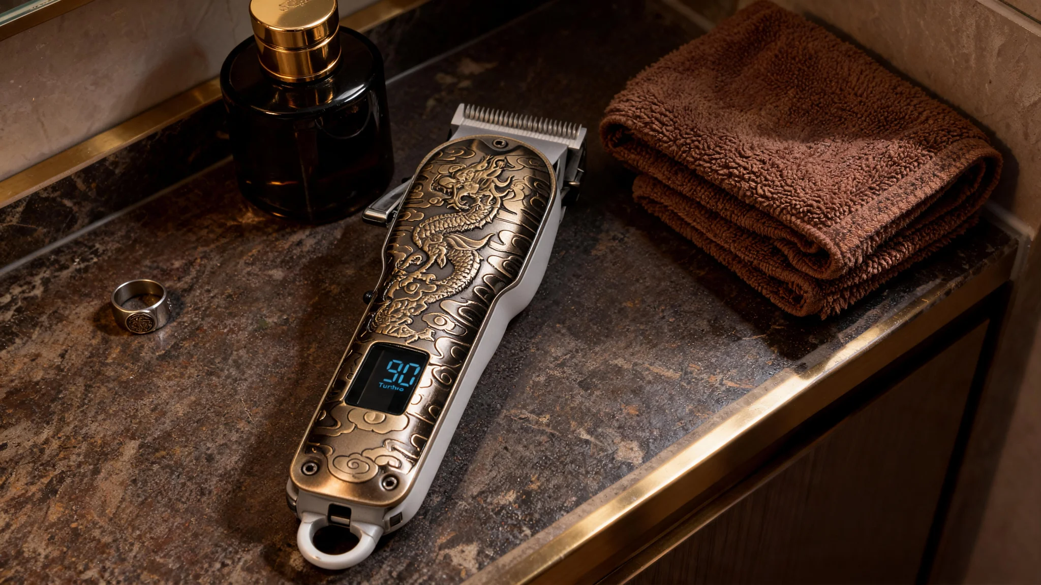 Cutting Edge Kyoto Pro Rechargeable Hair Clipper – Adjustable Taper Lever, Turbo Mode, 180-Min Runtime – Professional Cordless Barber Clipper