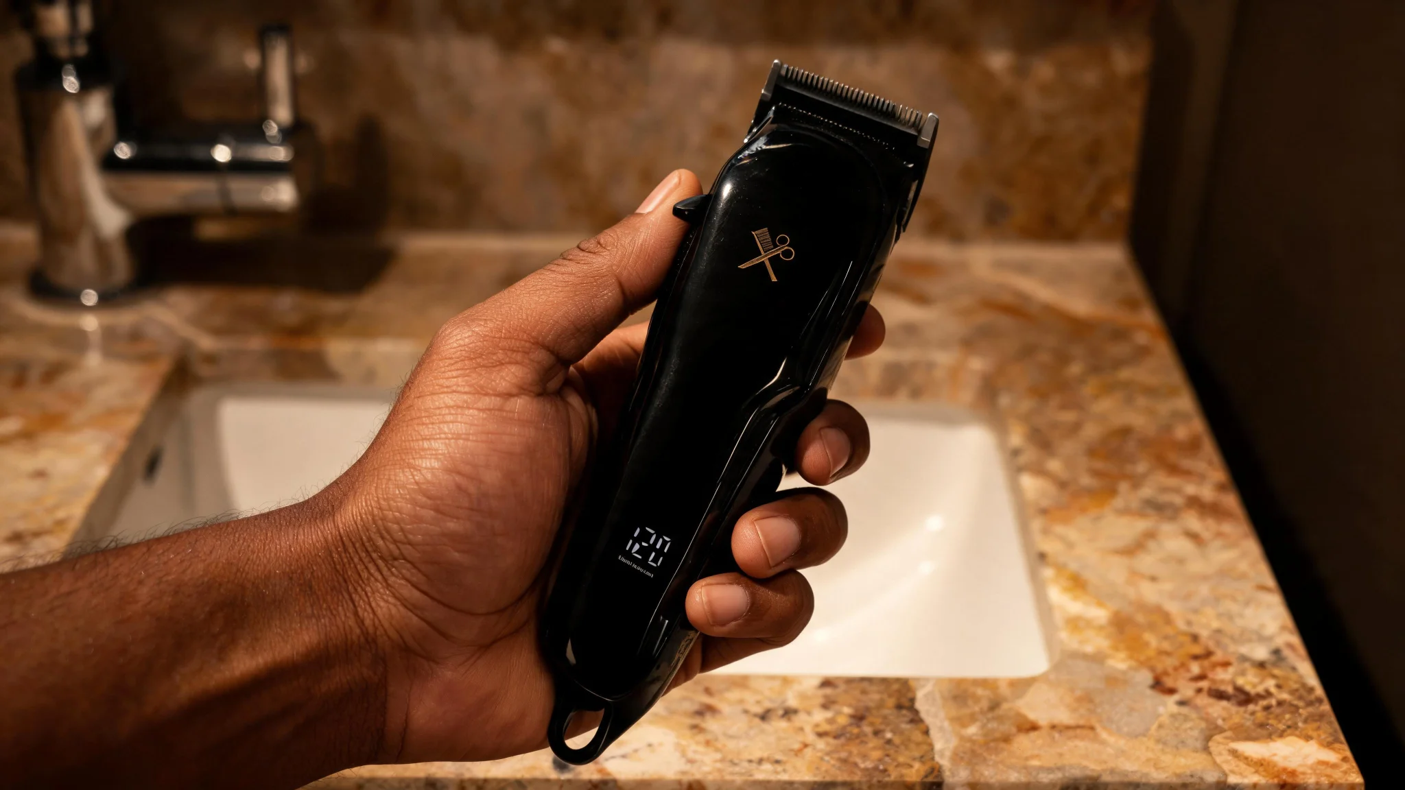 Cutting Edge Pro Rechargeable Hair Clipper – Adjustable Taper Lever, Turbo Mode, 180-Min Runtime