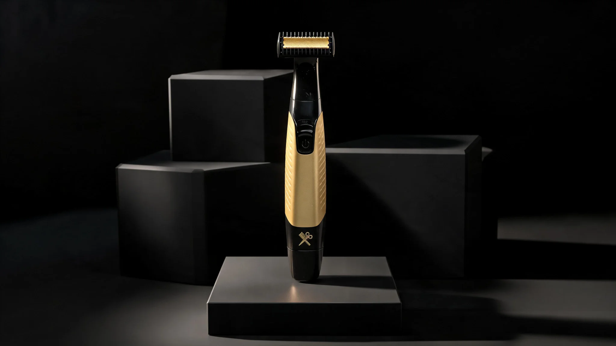 Mens Wet/Dry Battery-Powered Single Blade Face & Body Shaver with 5 Guide Combs - Scene 4