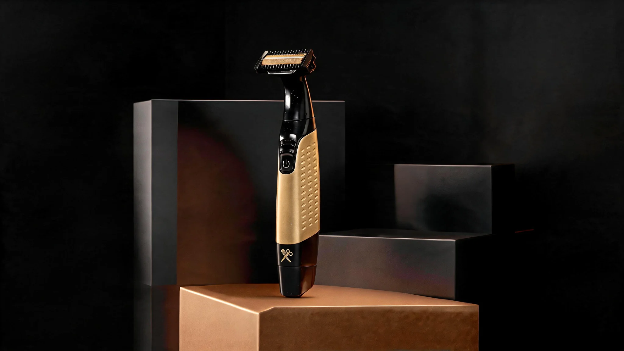 Mens Wet/Dry Battery-Powered Single Blade Face & Body Shaver with 5 Guide Combs - Scene 7
