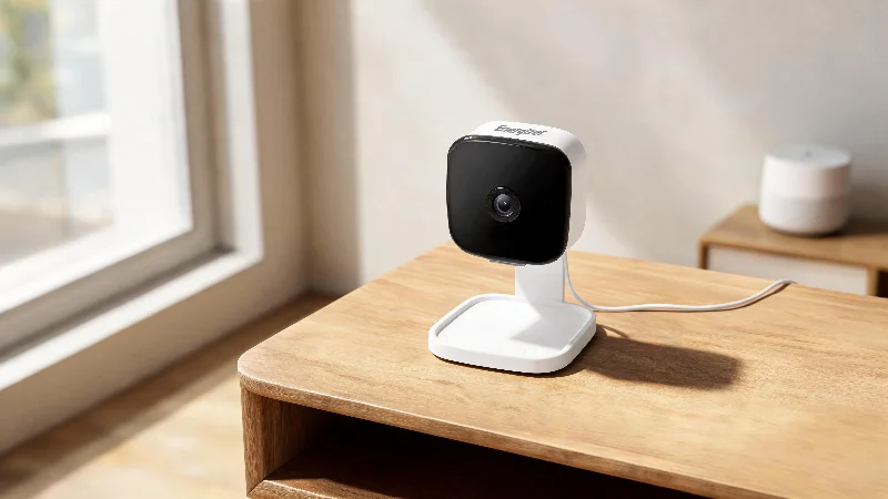 Energizer Energizer Connect Smart Wi-Fi 2K QHD Foldable Privacy Indoor Security Camera in White