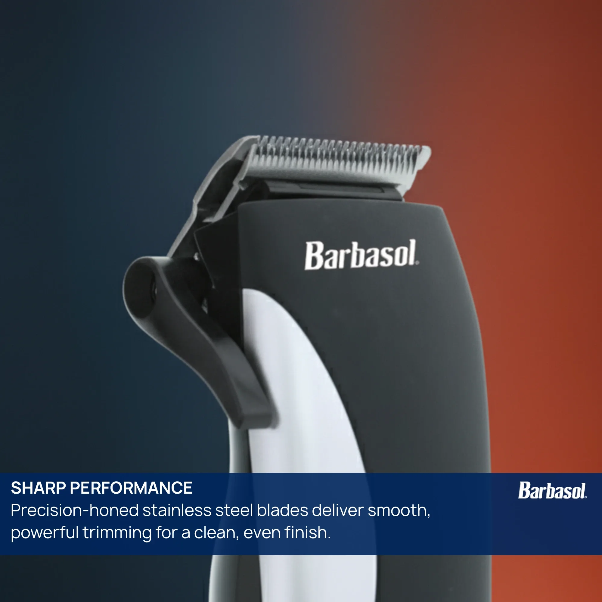 Professional Hair Clipper Kit with Stainless Steel Blades, 4 Guide Combs, Adjustable Taper and Travel Bag - Scene 4