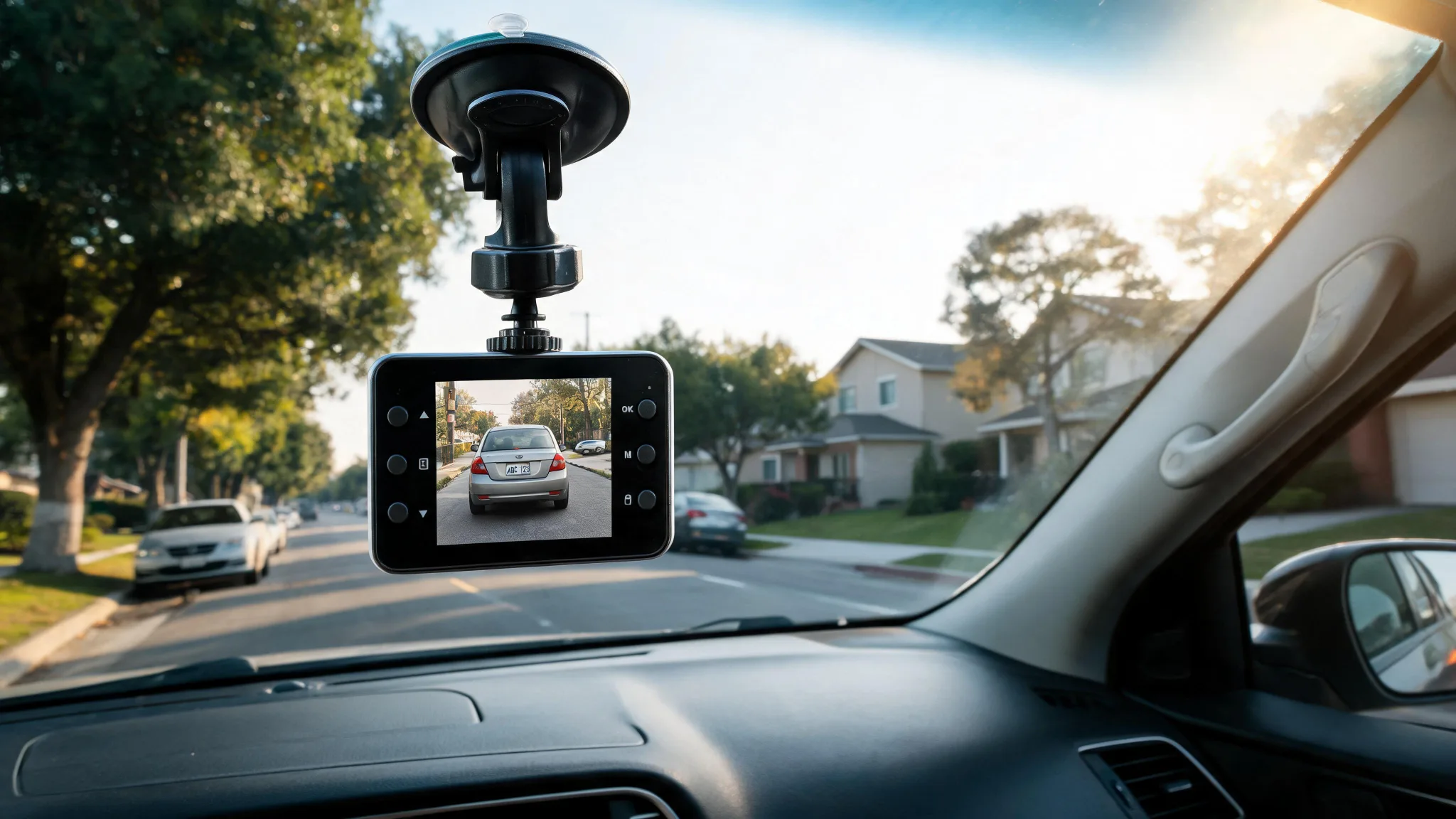 2.4" Dash Camera Screen, Motion Detection, 360 Degree Swivel, Micro-SD - Slide 3