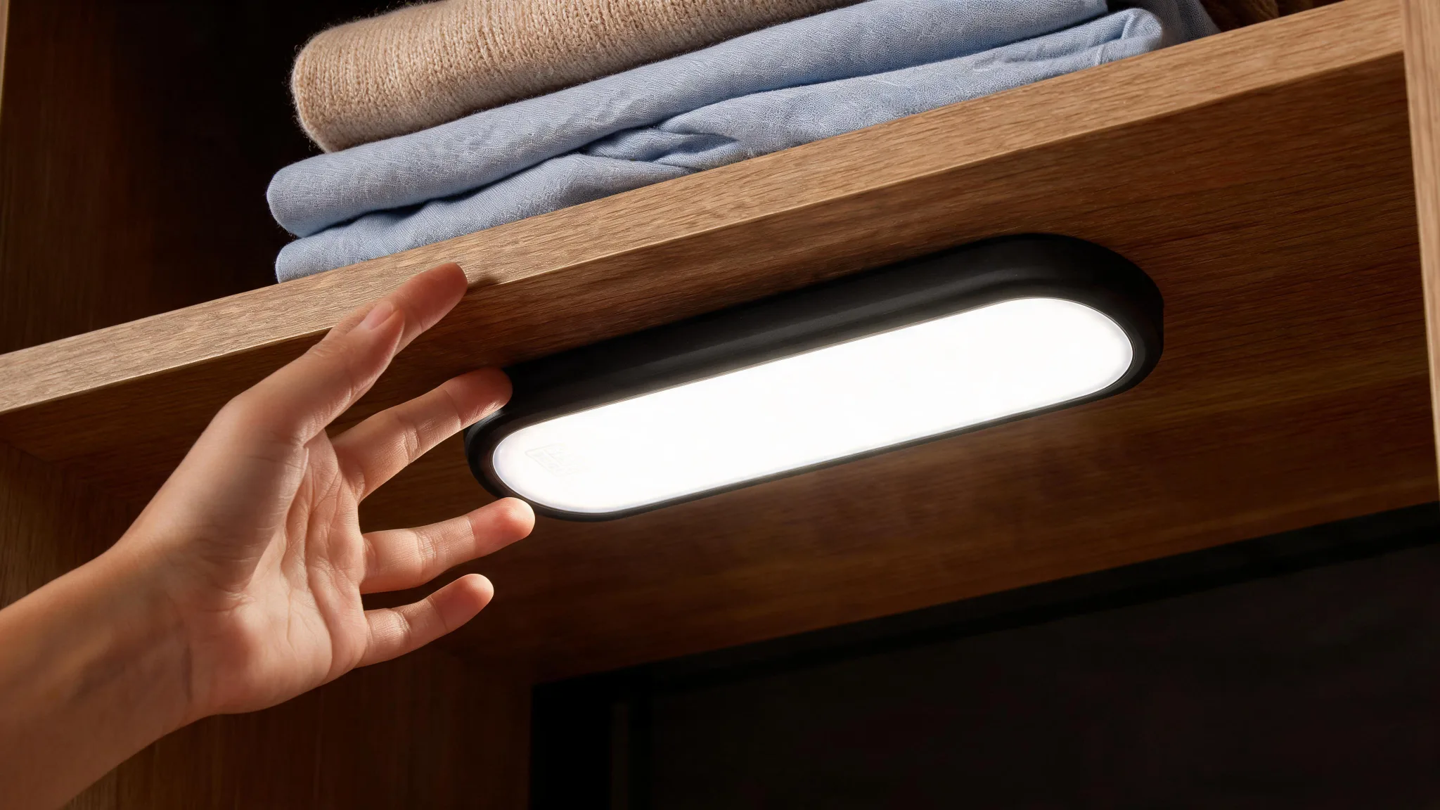 Black+Decker 160LM LED Motion Sensor Light Bars for Indoor Rooms and Closets, Dimmable, 2-Pack
