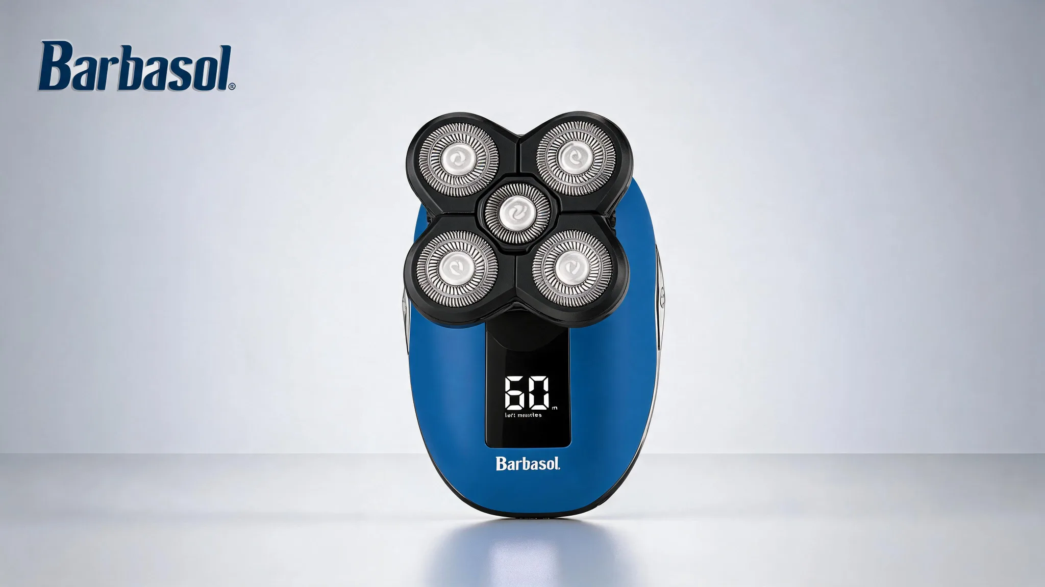 Rechargeable Wet and Dry Rotary Head Shaver with Stainless Steel Blades - Scene 9