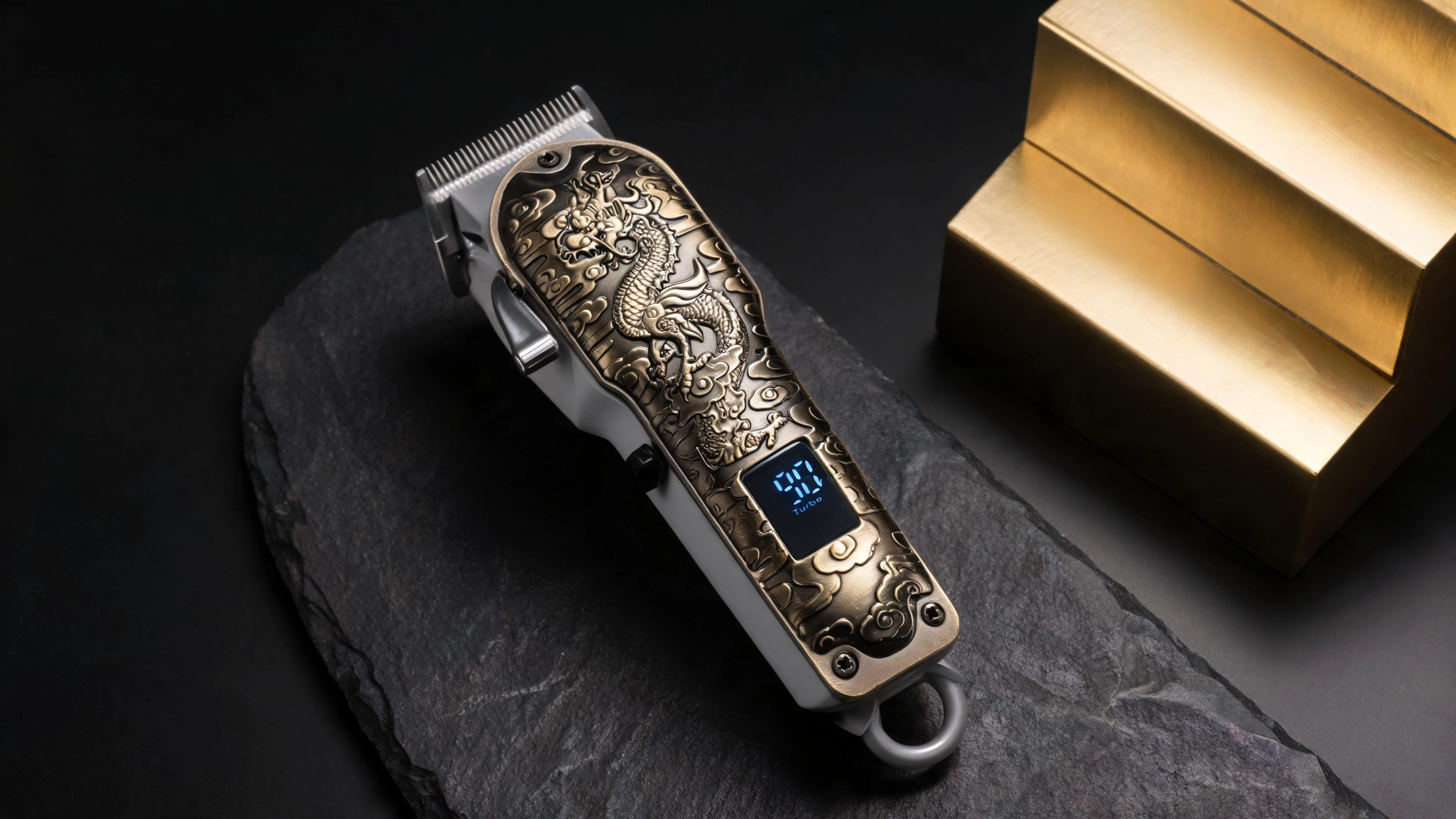 Kyoto Pro Rechargeable Hair Clipper – Adjustable Taper Lever, Turbo Mode, 180-Min Runtime – Professional Cordless Barber Clipper - Scene 4