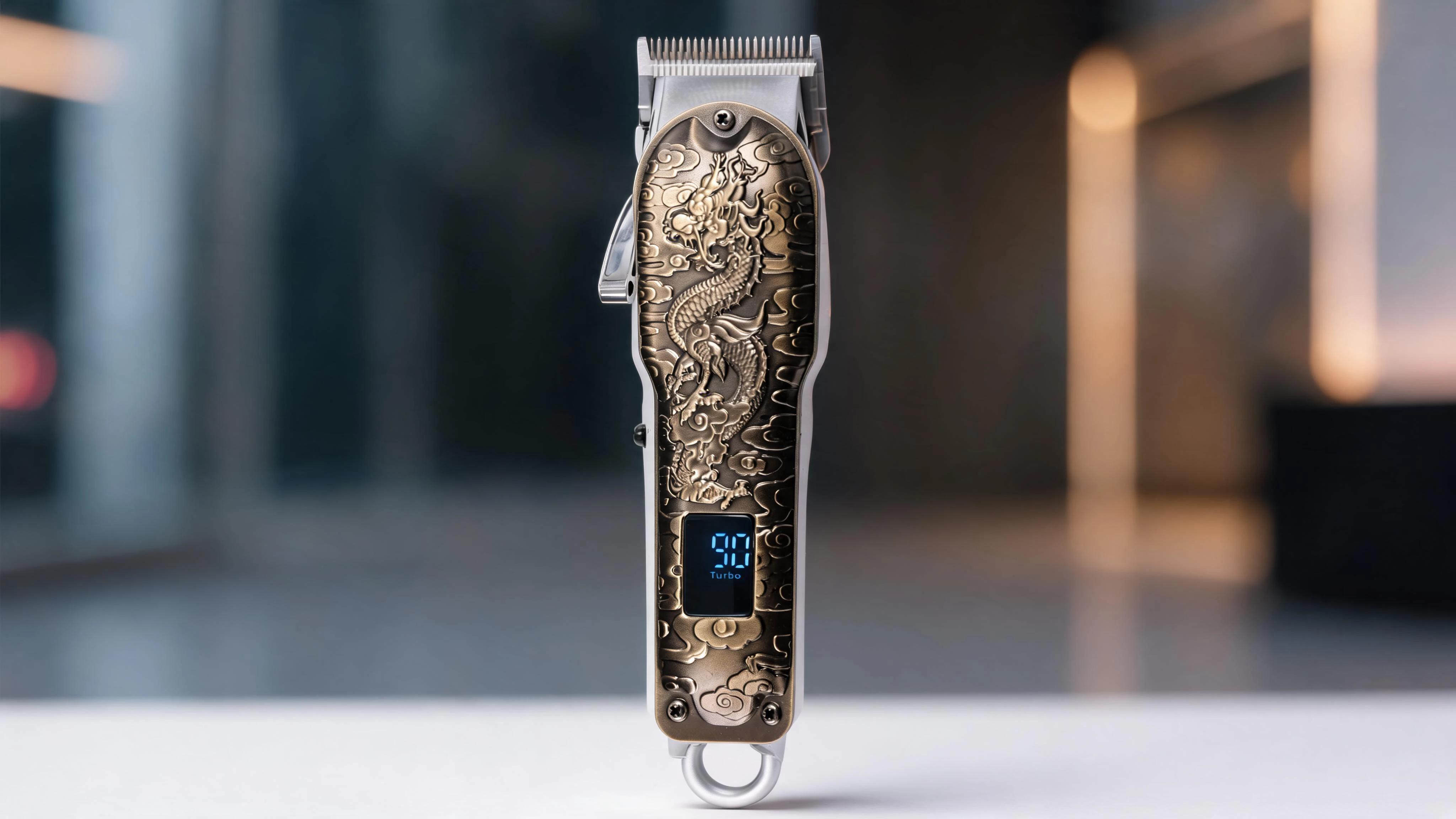 Kyoto Pro Rechargeable Hair Clipper – Adjustable Taper Lever, Turbo Mode, 180-Min Runtime – Professional Cordless Barber Clipper - Scene 5