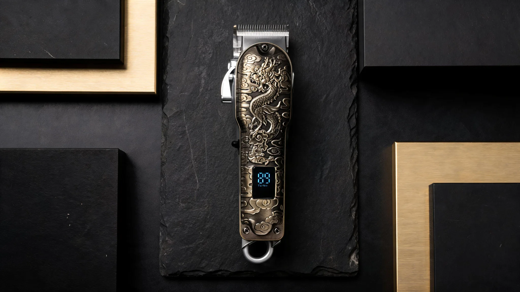 Kyoto Pro Rechargeable Hair Clipper – Adjustable Taper Lever, Turbo Mode, 180-Min Runtime – Professional Cordless Barber Clipper - Scene 6
