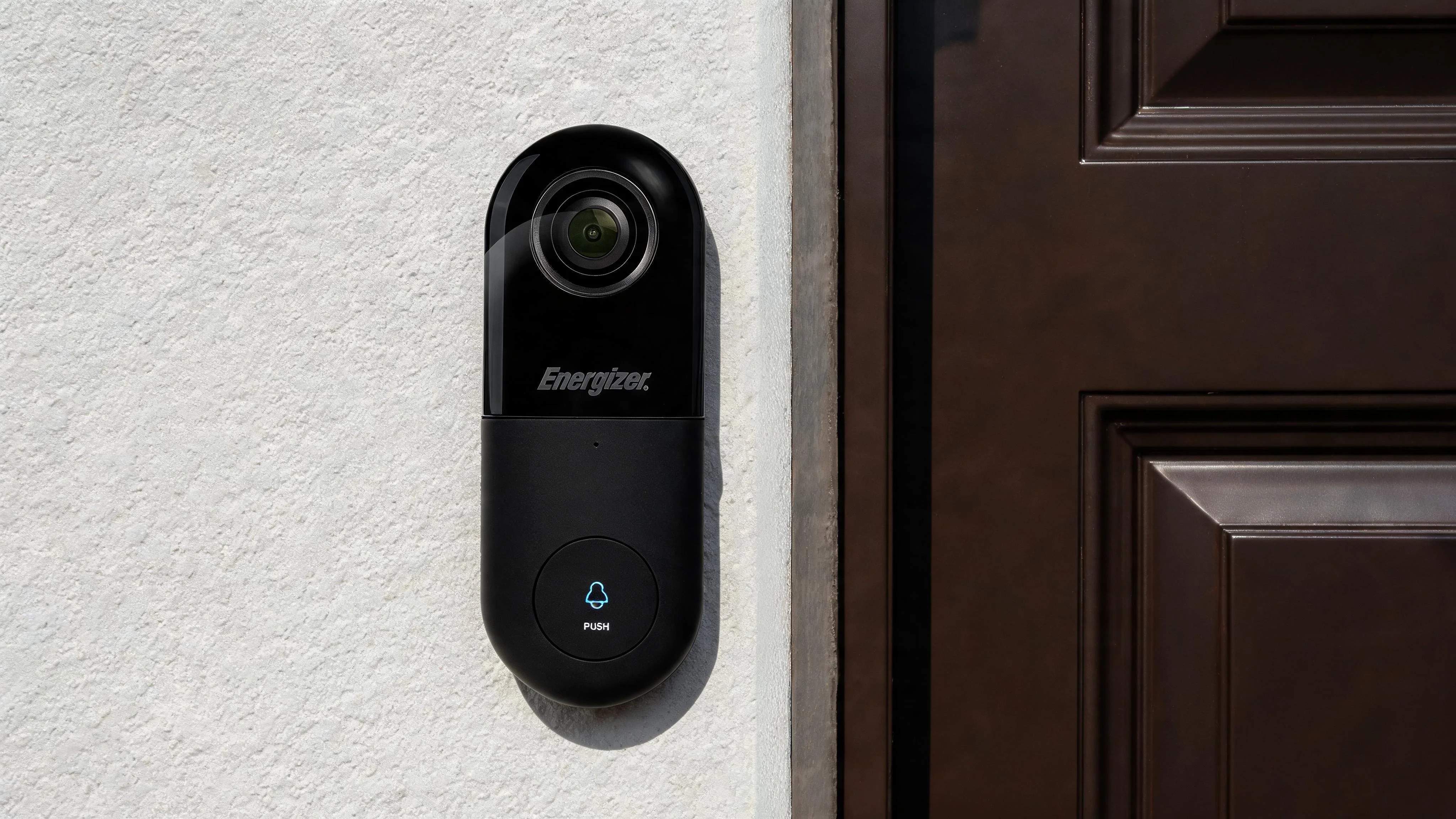 Energizer Connect Smart 5GHz Wi-Fi 2K QHD Wired Video Doorbell with Wireless Chime in Black - Scene 7