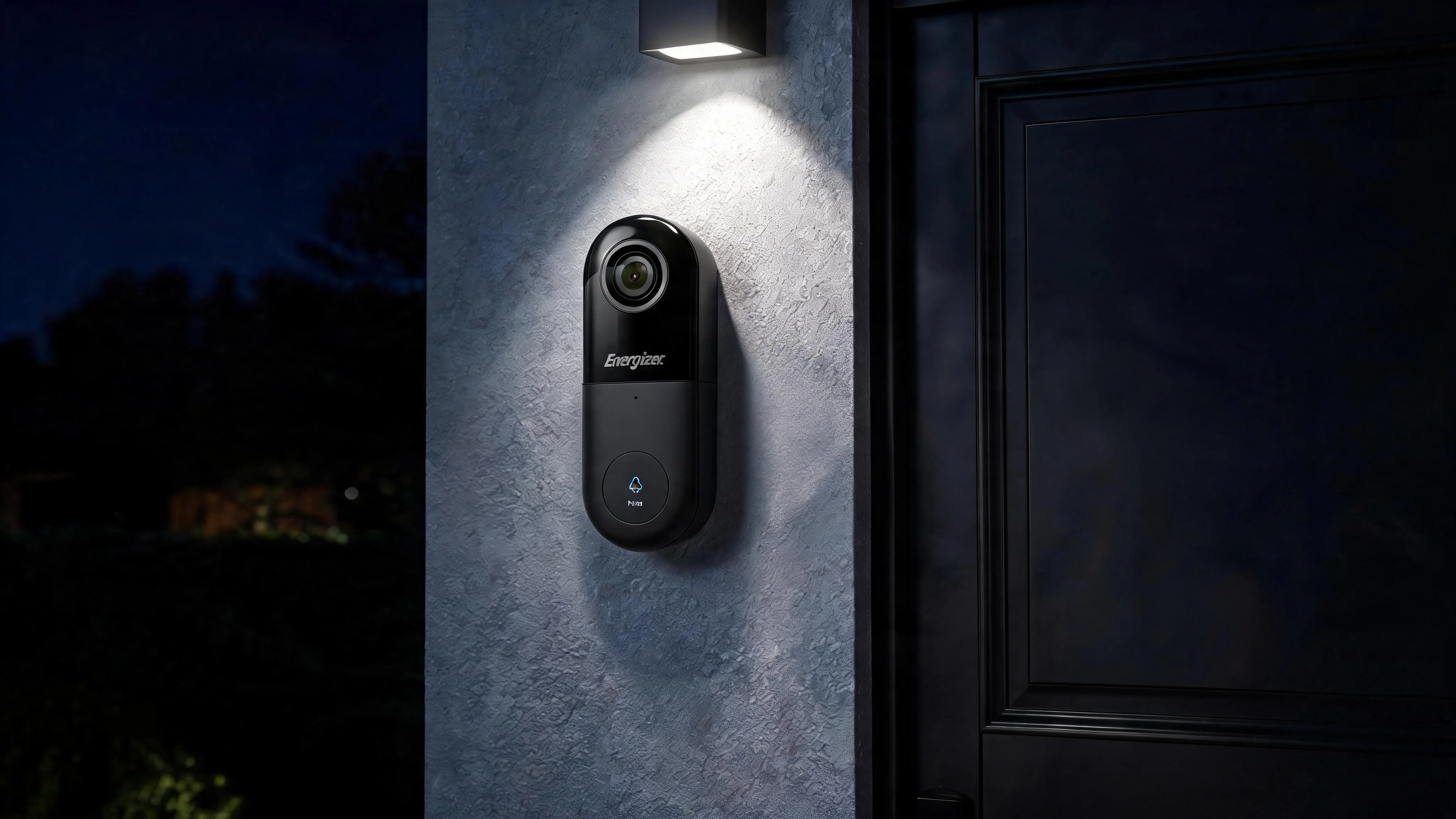 Energizer Connect Smart 5GHz Wi-Fi 2K QHD Wired Video Doorbell with Wireless Chime in Black - Scene 8