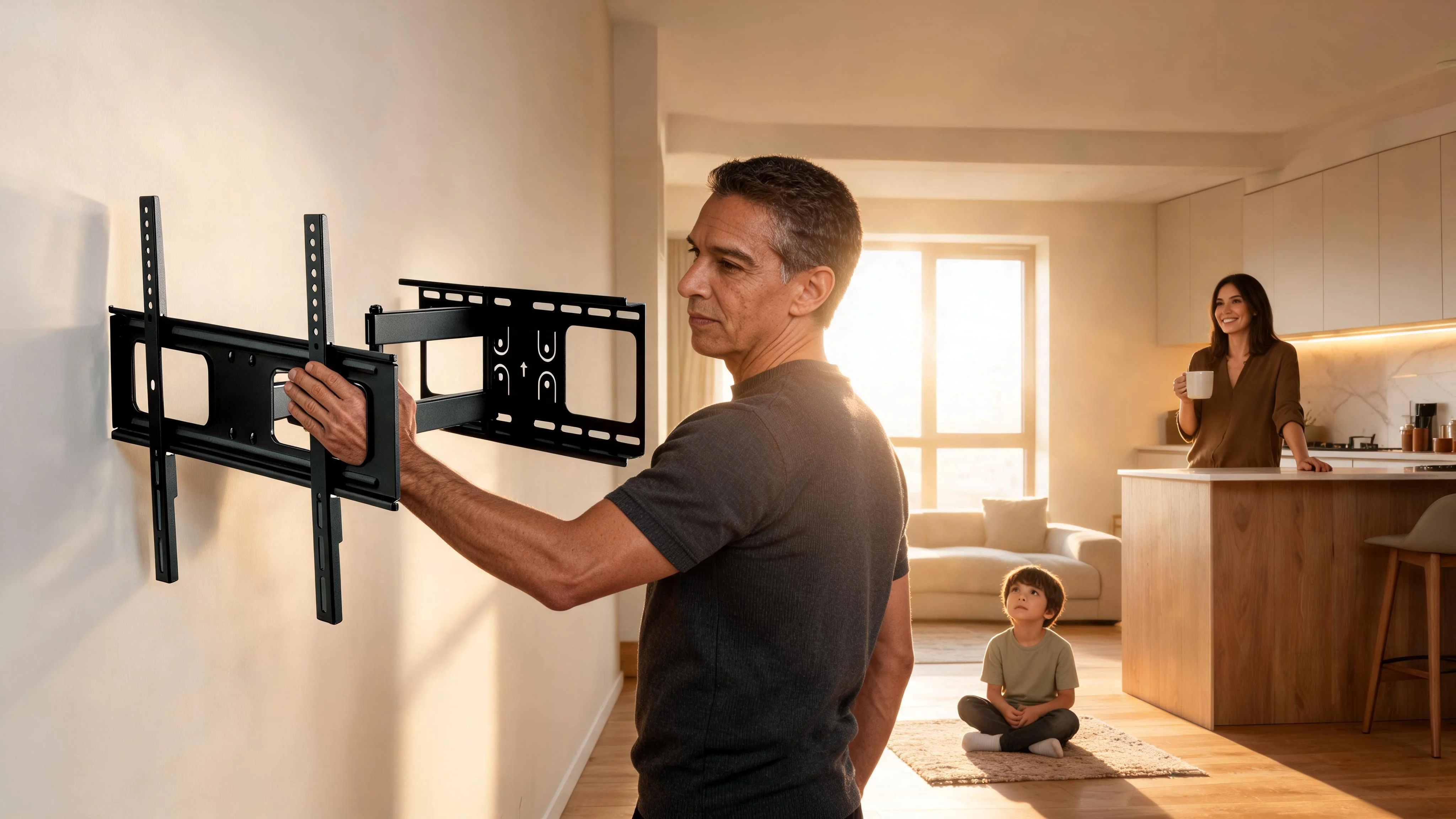 FULL MOTION TV MOUNT 37-80IN - Scene 8