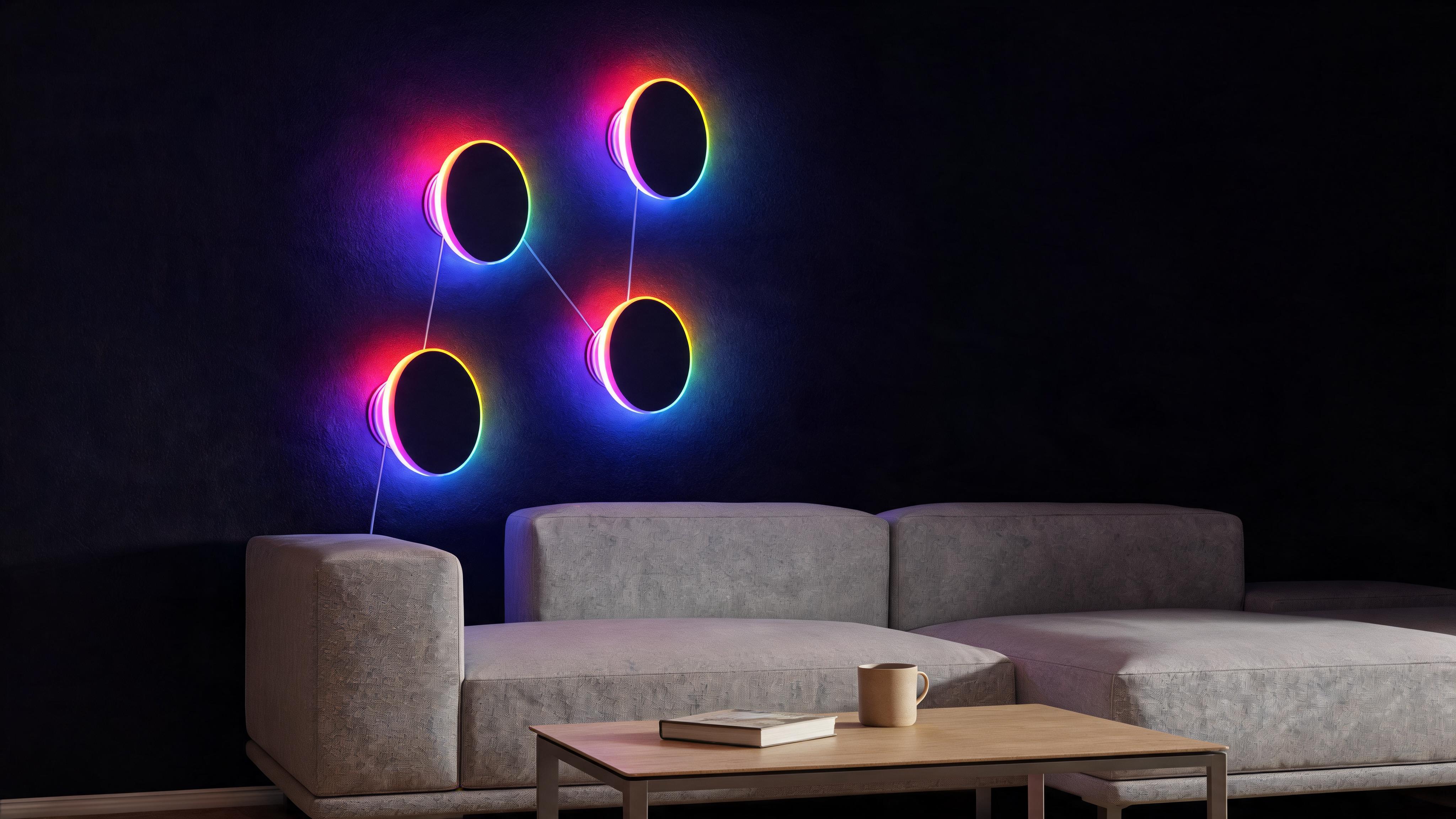 Monster 4pc Mushroom String Lights