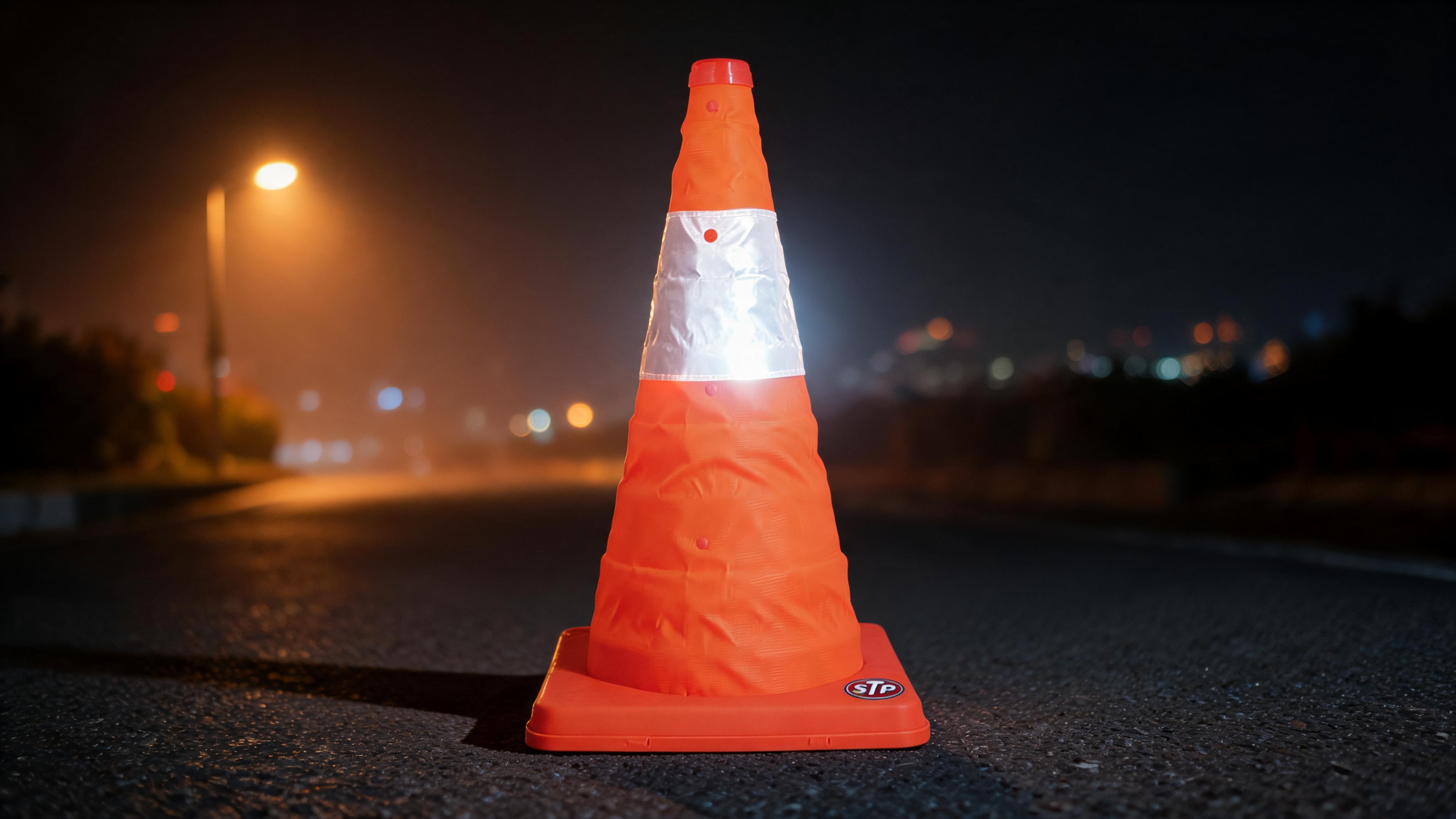 STP Collapsible Safety Cone