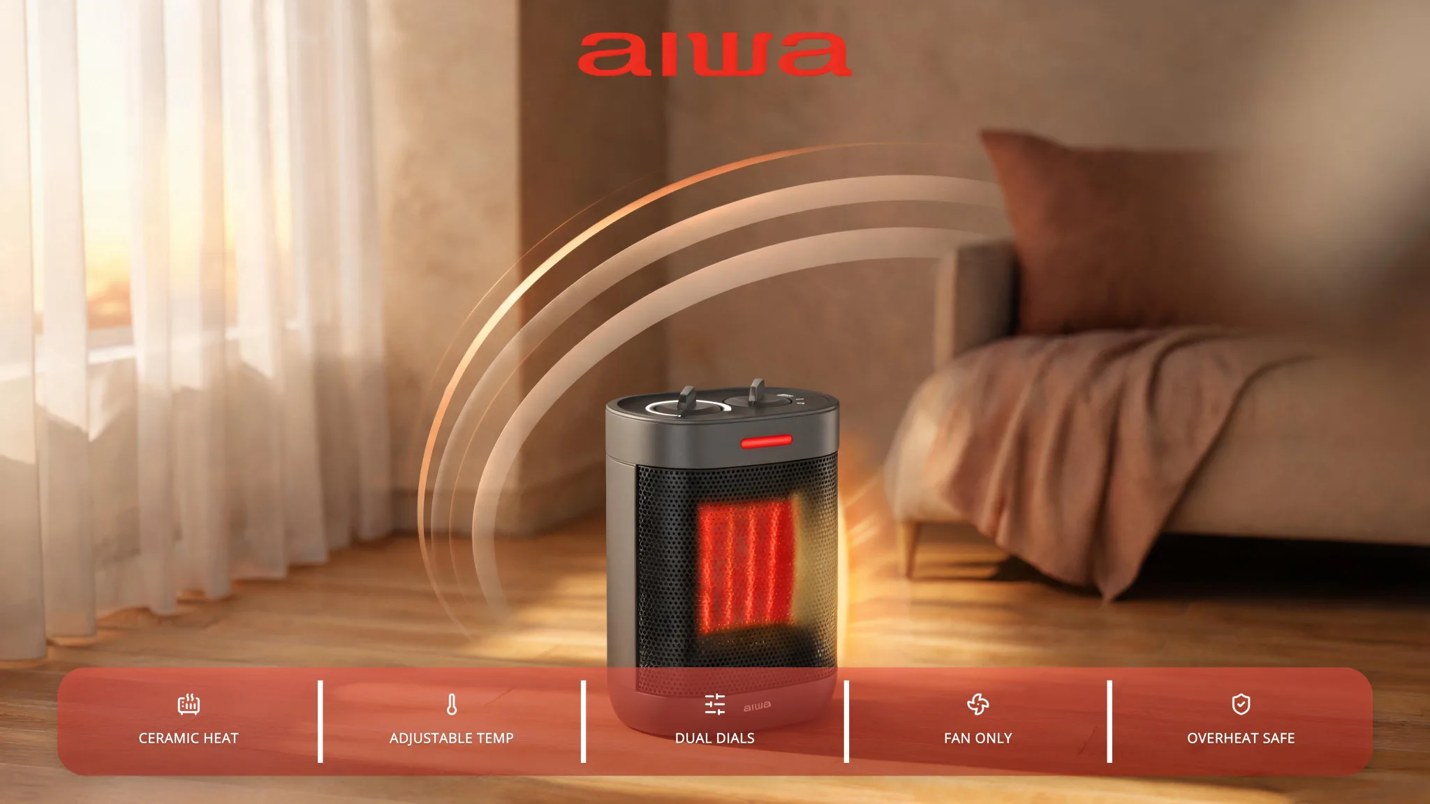 Aiwa - SMALL SPACE HEATER hero video