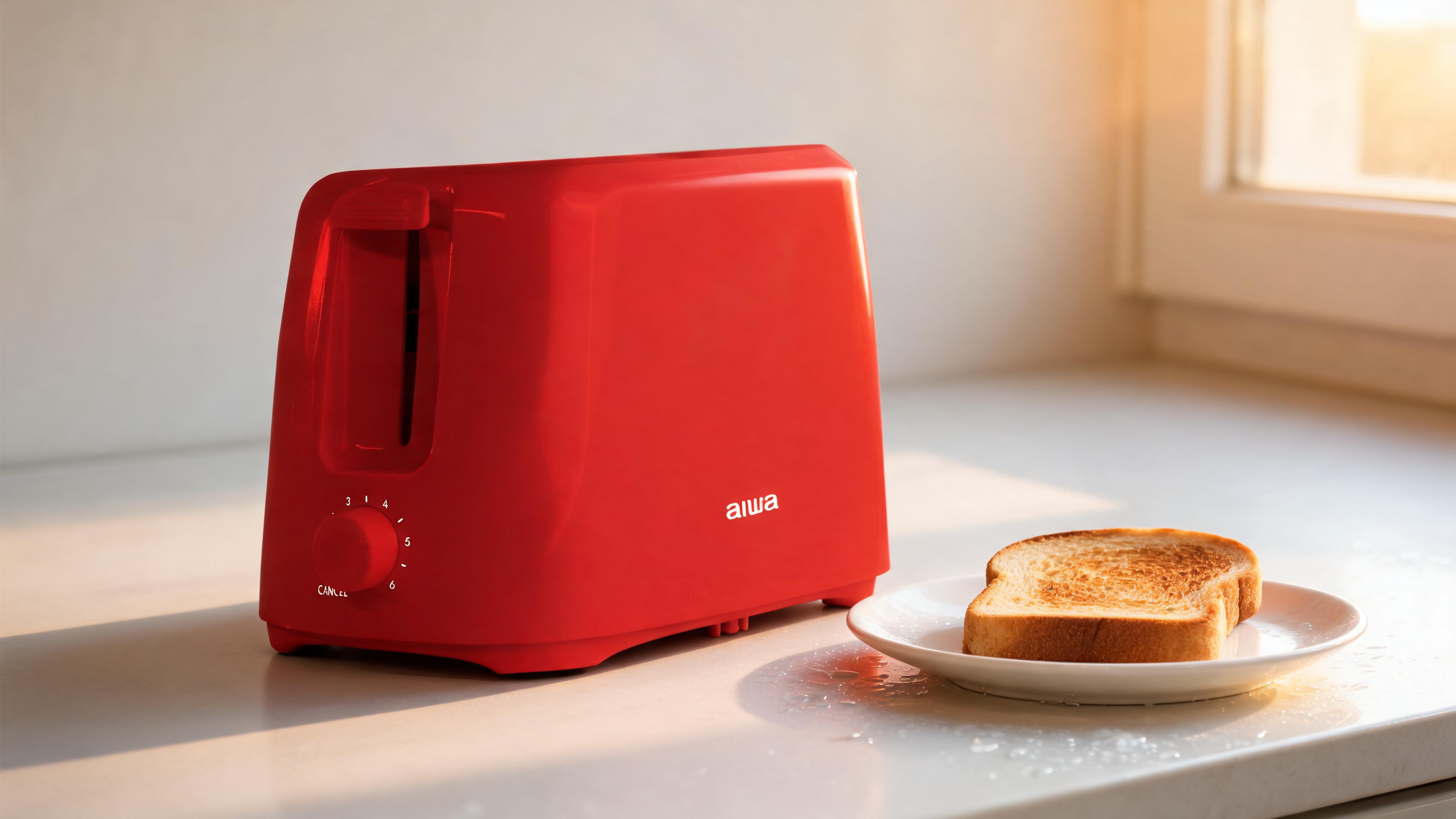 Aiwa 2-Slice Toaster: Wide Slot, 6 Settings, and Easy Cleanup for Perfect Toast Every Time - Scene 7