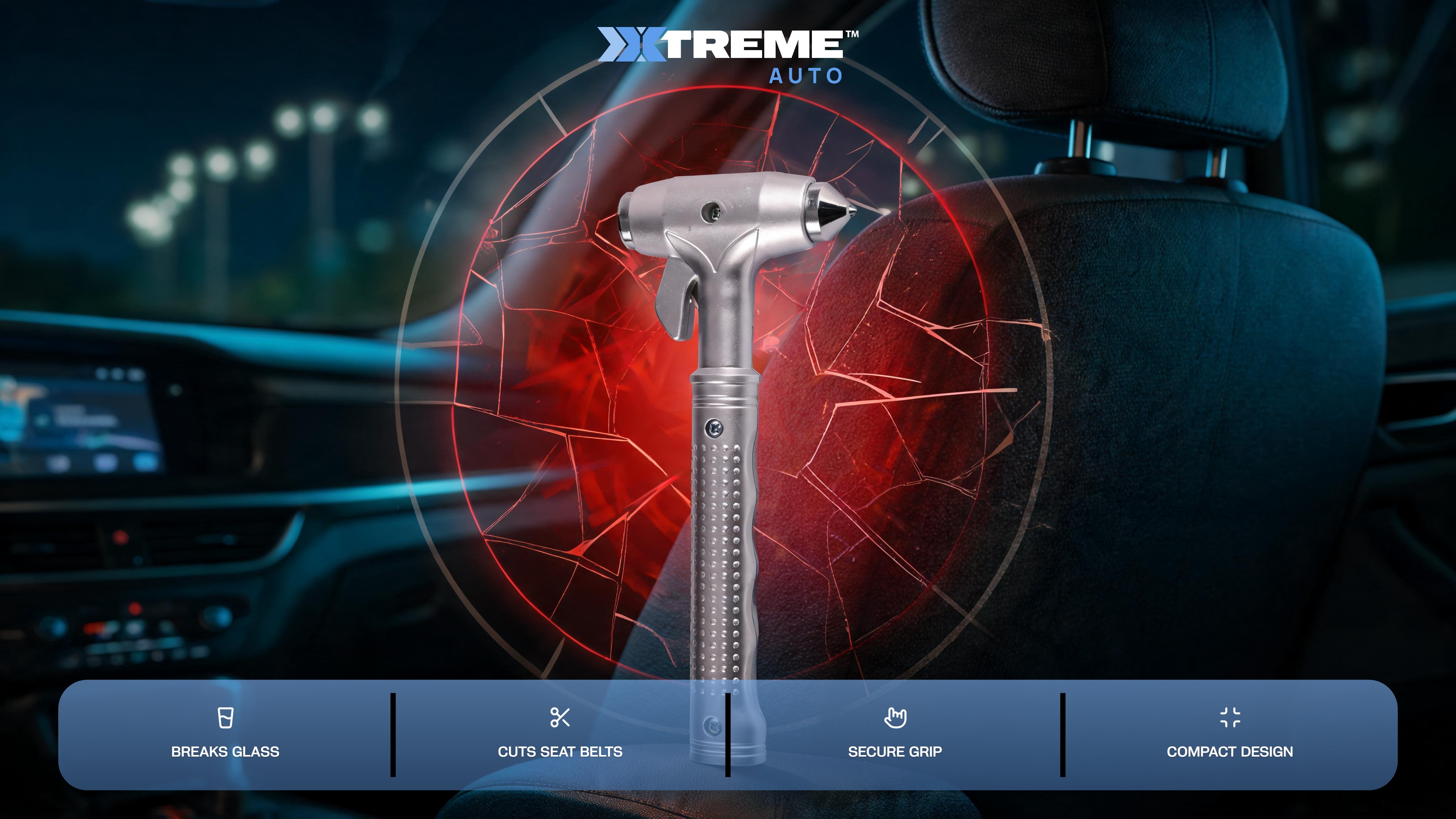 Xtreme Silver Safety Hammer