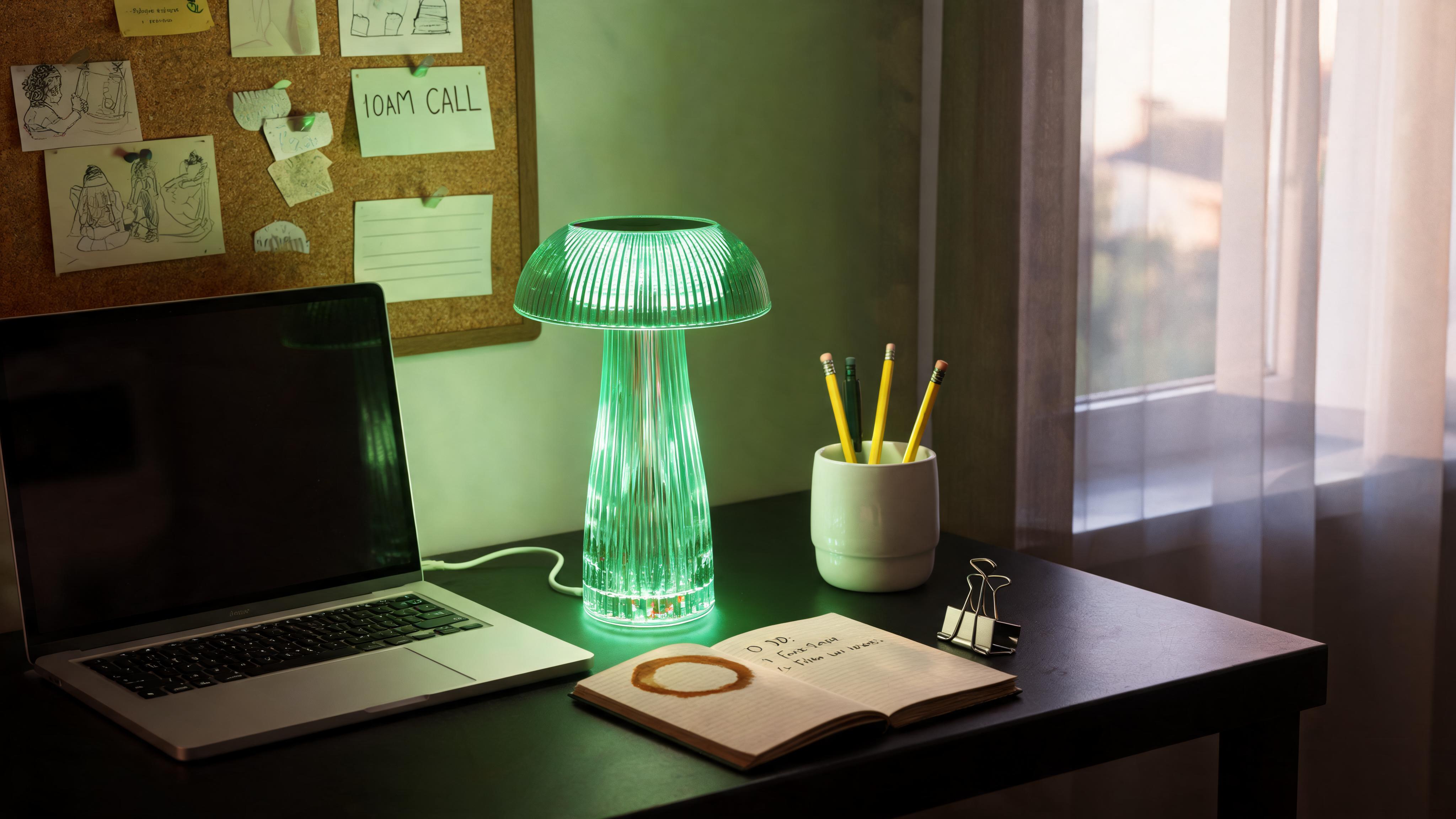 RGB LED Mushroom Lamp - Slide 3