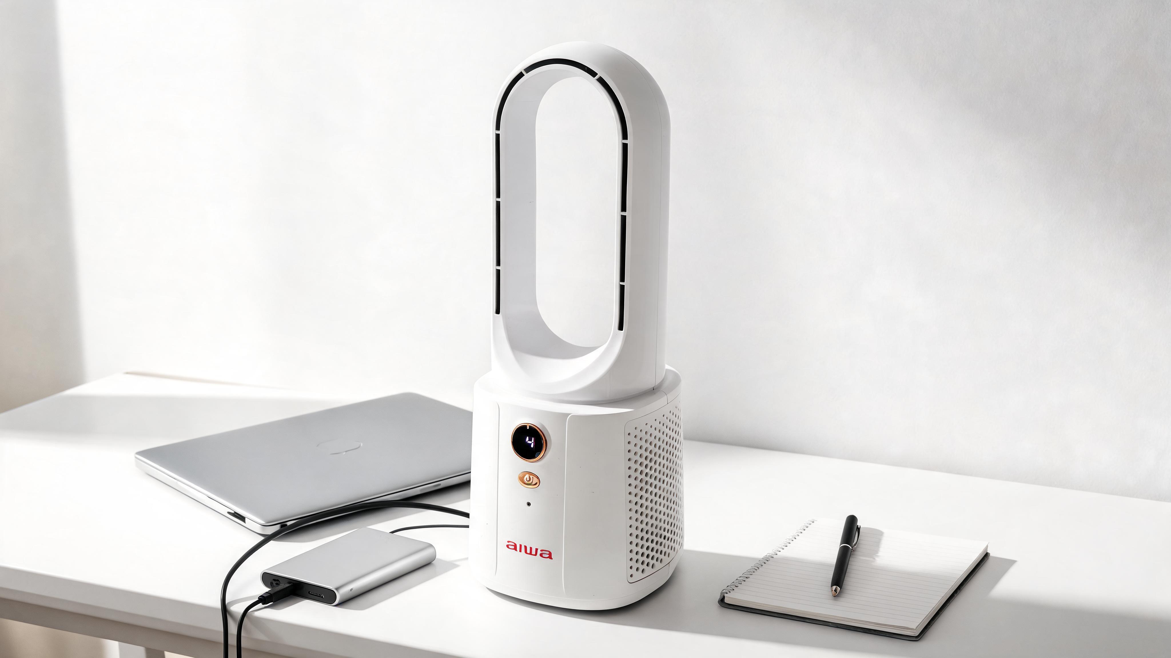 Introducing the Aiwa VA 12" Bladeless Desk Fan — article image 2