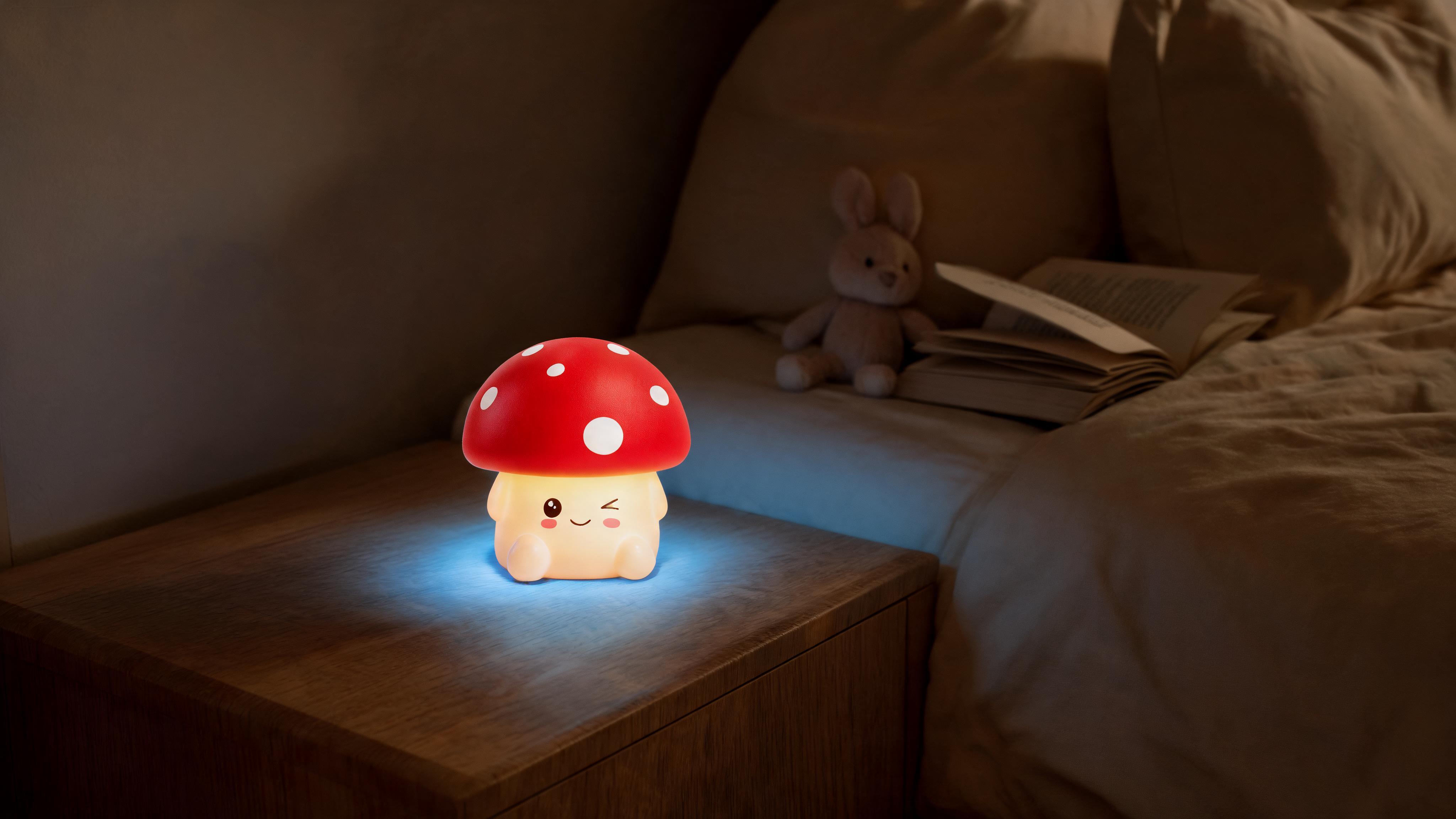 Introducing the Xtreme Lit Soft Touch Mushroom LED Night Light — article image