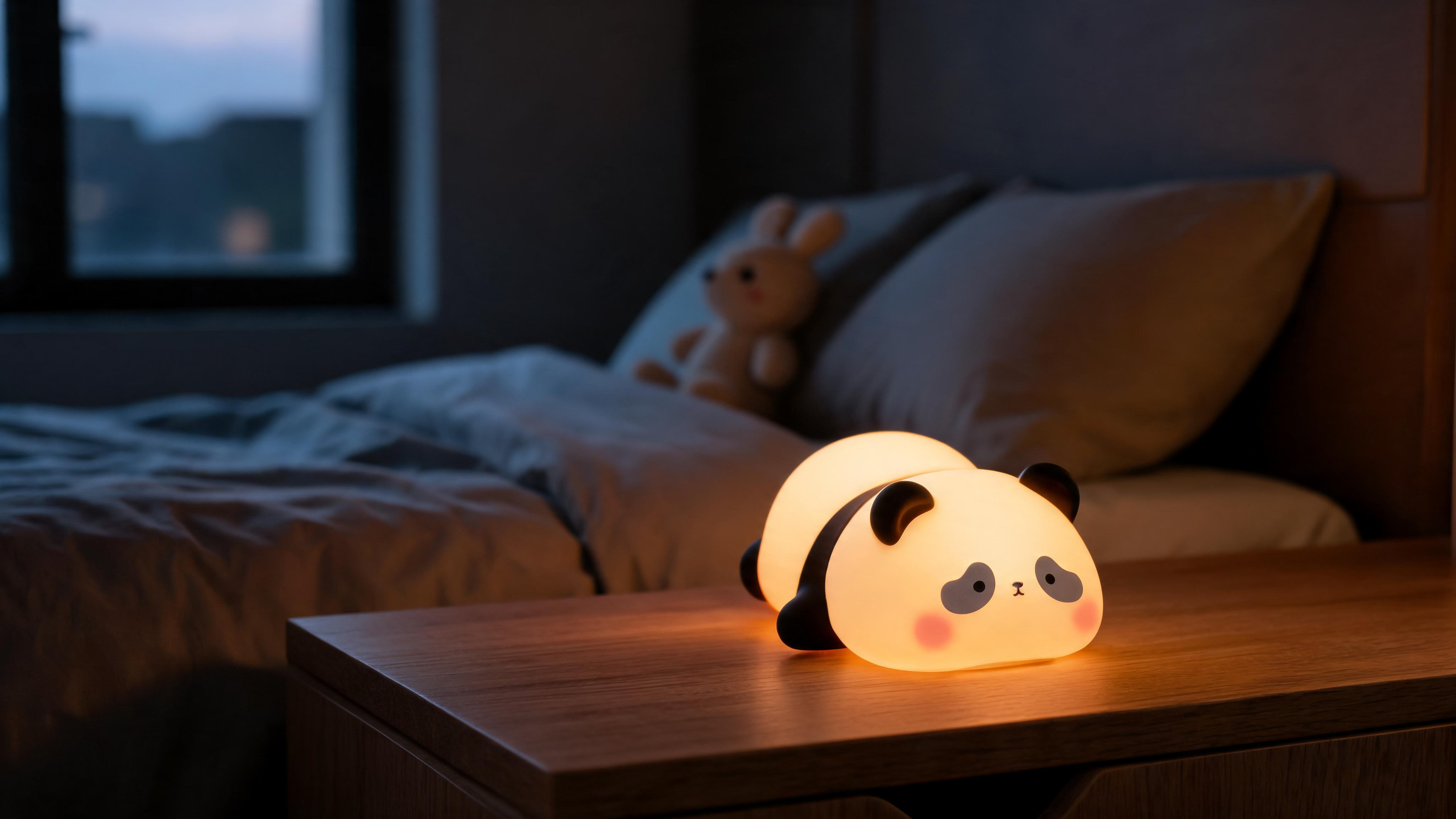 Introducing the Soft Touch Panda Night Light: Comfort for Bedtime hero image